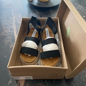 Black Steven Madden sandals